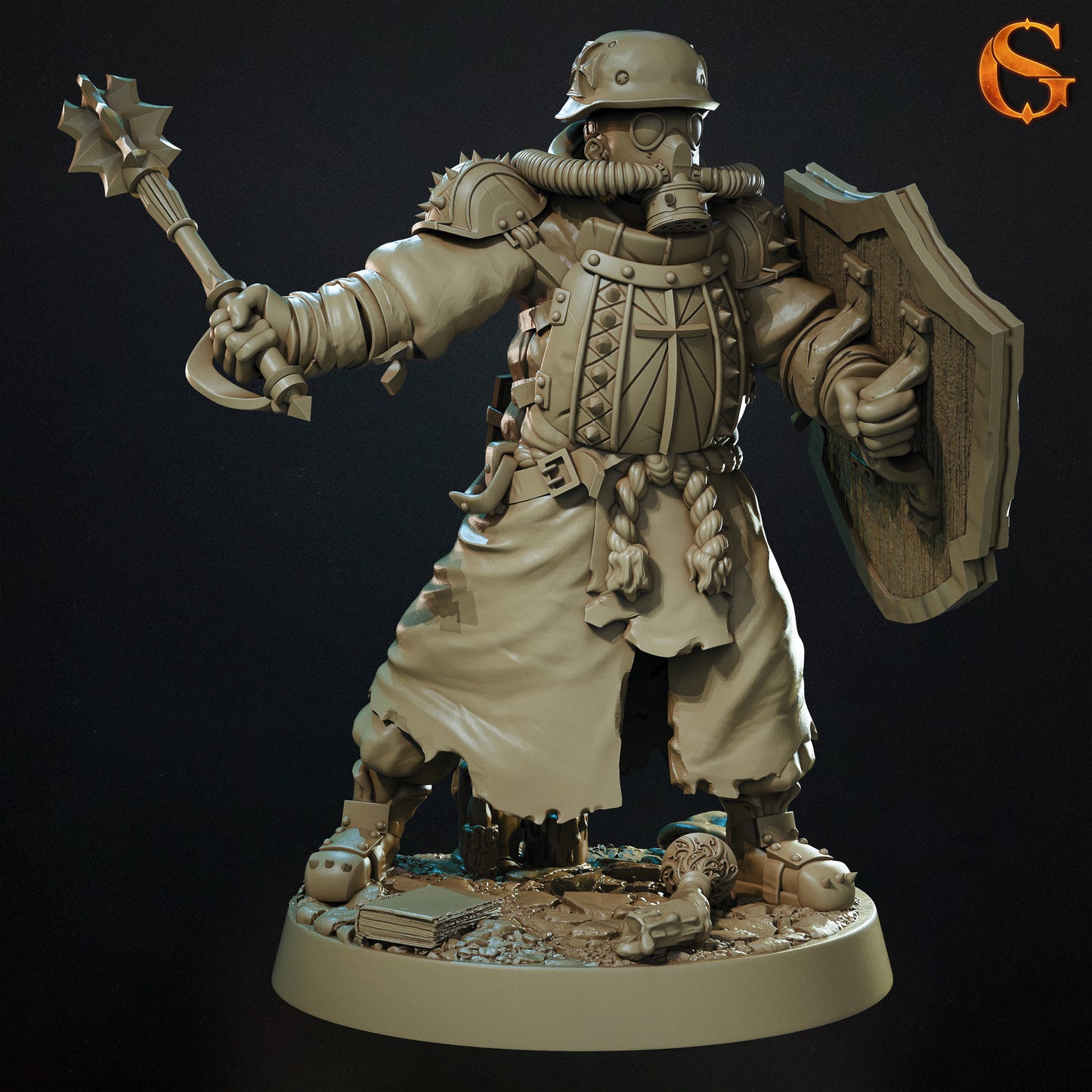 Battle priests - figurki grim dark do Trench Crusade i wargamingu