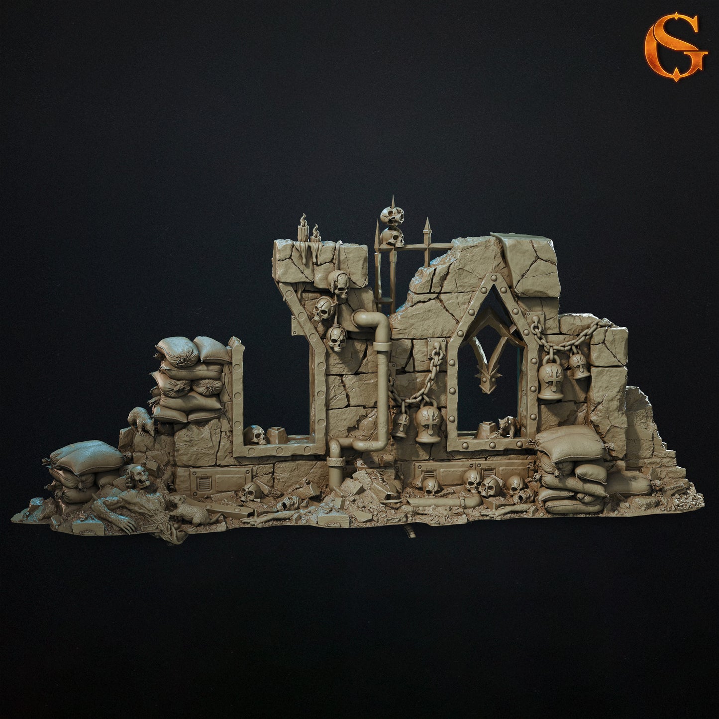 Grimdark Terrain – pełna kolekcja terenów do Trench Crusade