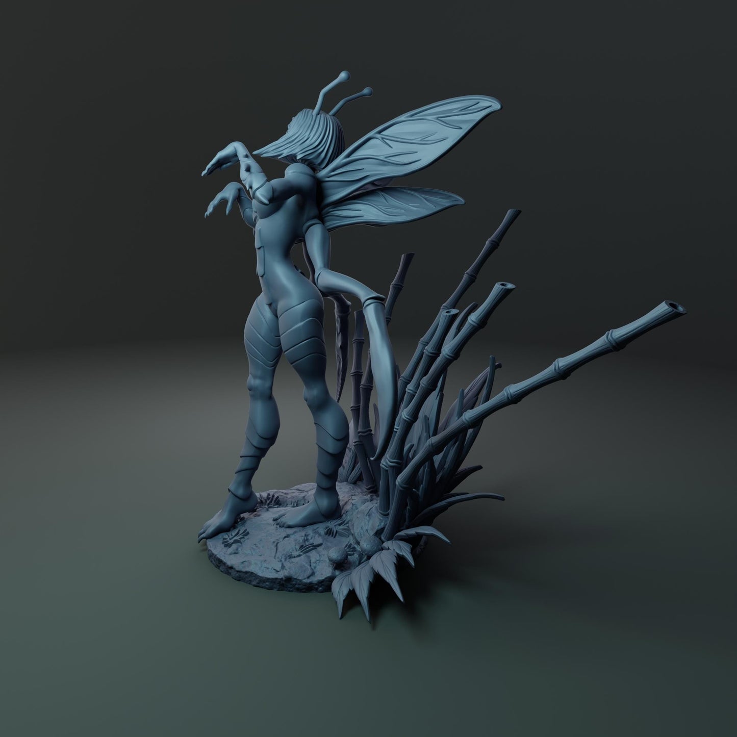 Hiereia Mantis – figurka dark fantasy 3D od Mythologic Arts