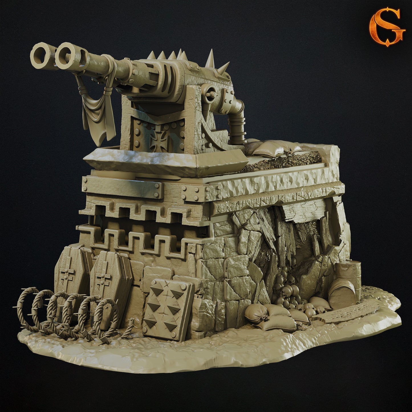 Grim dark terrain – dodatkowe tereny i figurki do Trench Crusade