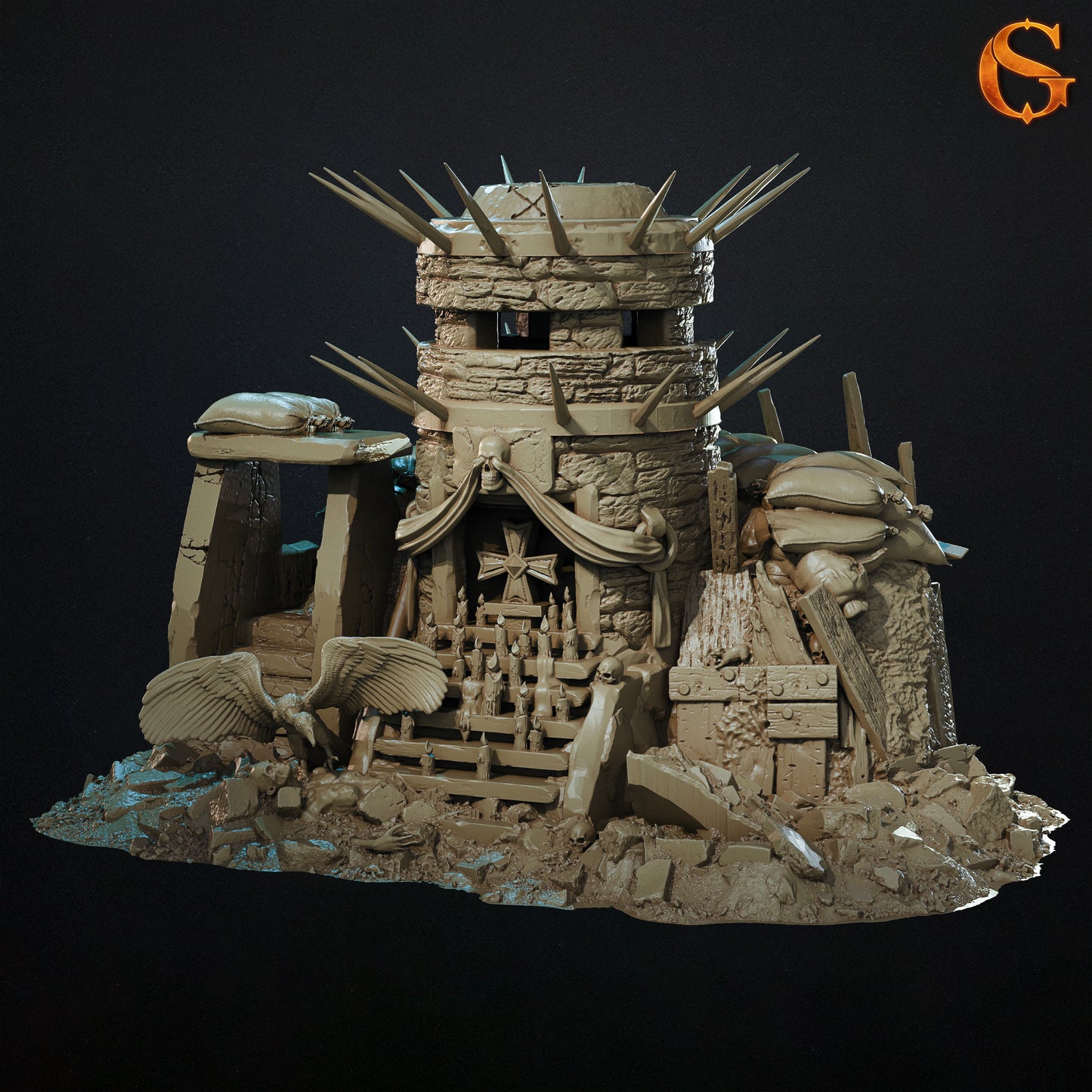 Grimdark Terrain – pełna kolekcja terenów do Trench Crusade