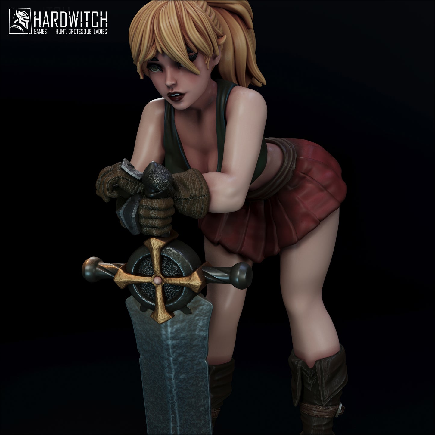 Figurka Isabella Kordis – Fortuna Magica | czarodziejka fantasy | miniatura kolekcjonerska 32 mm / 75 mm / 120 mm (HardWitch Games)