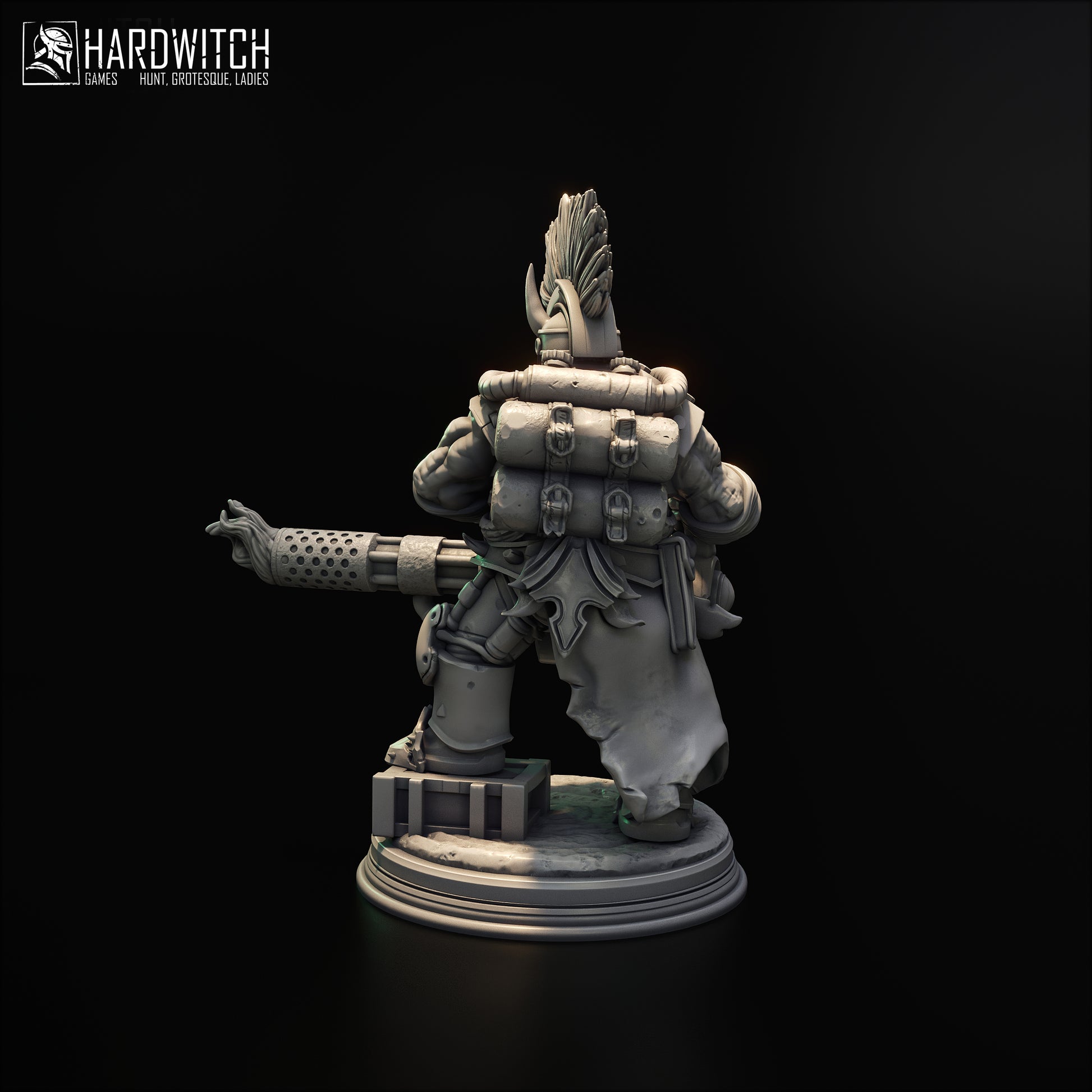 Infernal Anointed Flamer grimdark figurka 75 mm Trench Crusade