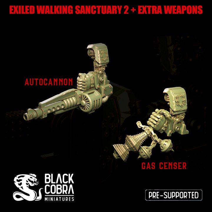 Walking Sanctuary – grimdark mech do Trench Crusade 28-32mm | Black Cobra Miniatures