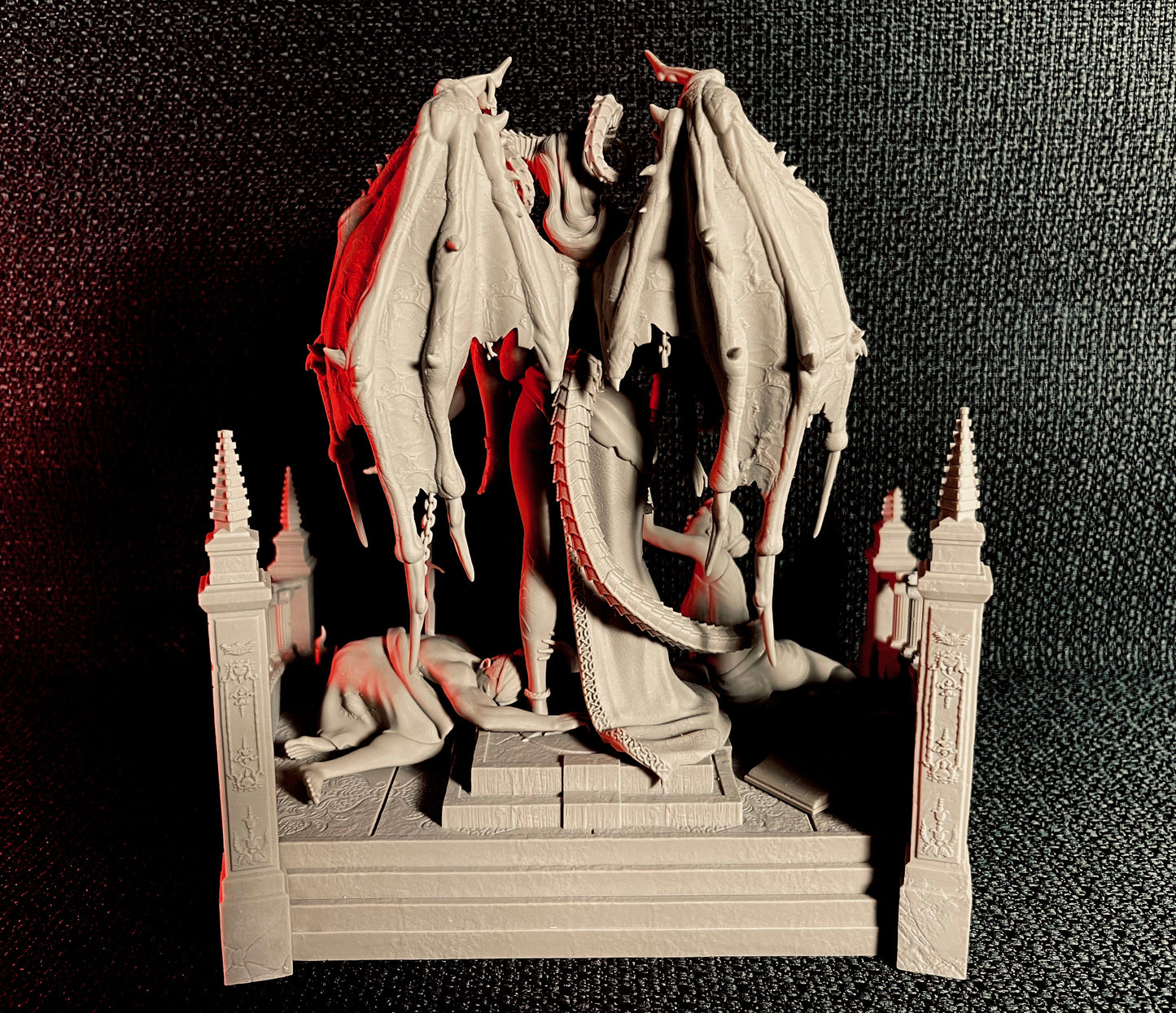 The Blood Feast – pełna scena rytuału, figurka fantasy od Black Bird Miniatures