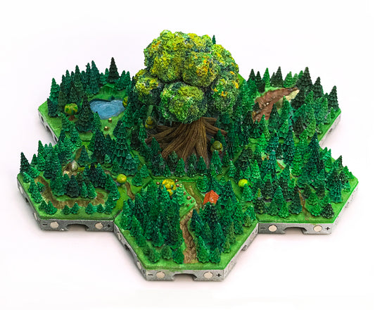 Modułowe Kafelki Terenu HexMap – Biomy 3D od STLModels do Gier RPG i Planszowych