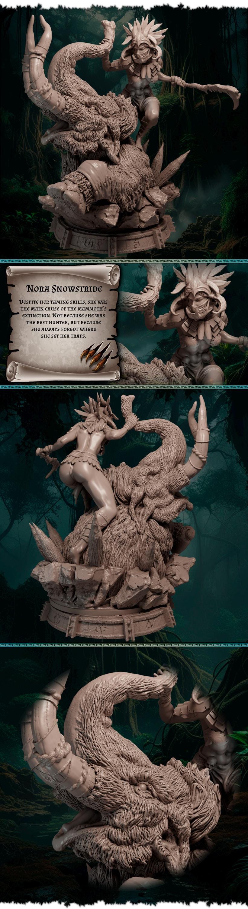 Nora Snowstride figurka żywiczna – Ladies of the Wild Hunt – Black Bird Miniatures