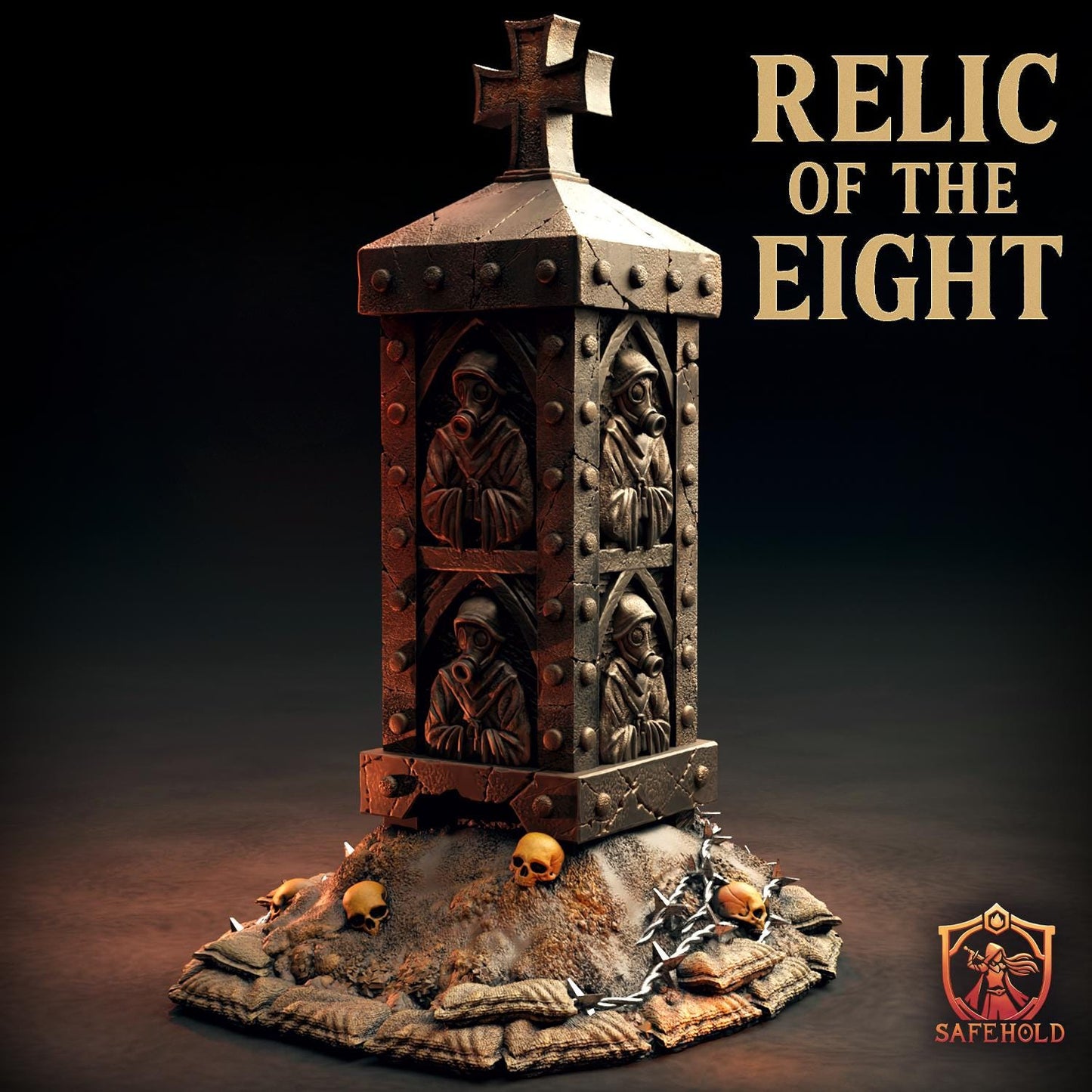 Relic of the Eight – grimdark dice tower i teren do gier Trench Crusade | SafeHold