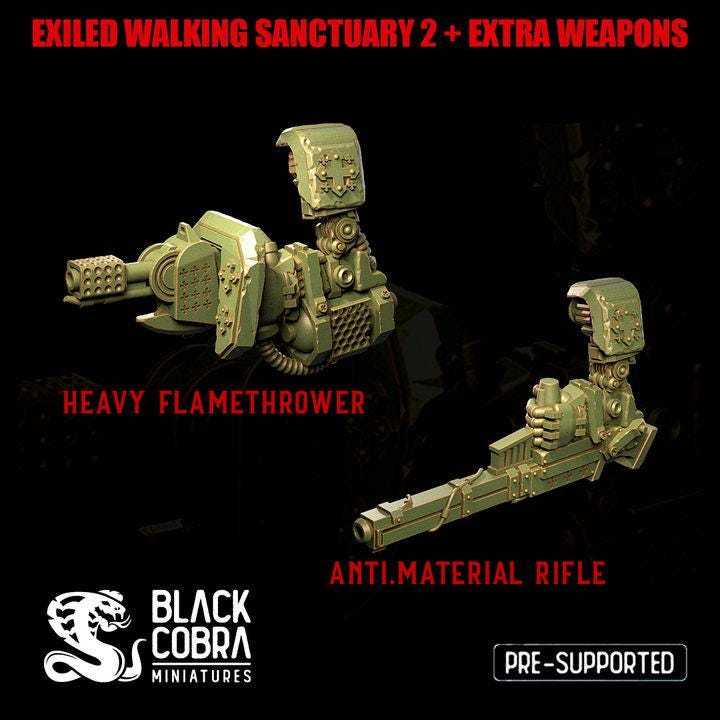 Walking Sanctuary – grimdark mech do Trench Crusade 28-32mm | Black Cobra Miniatures