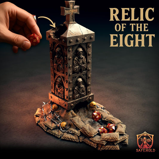 Relic of the Eight – grimdark dice tower i teren do gier Trench Crusade | SafeHold