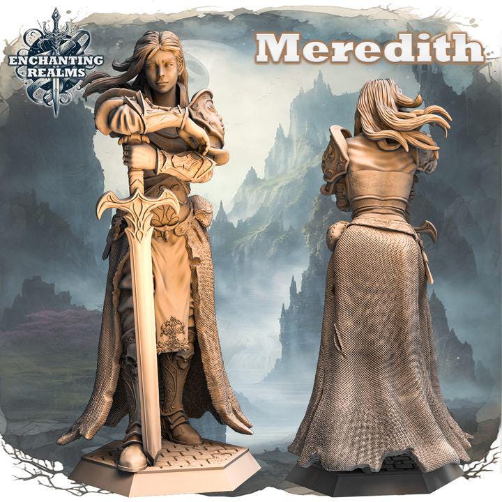 Meredith | Enchanting Realms | Figurka fantasy 3D 180 mm | Haito