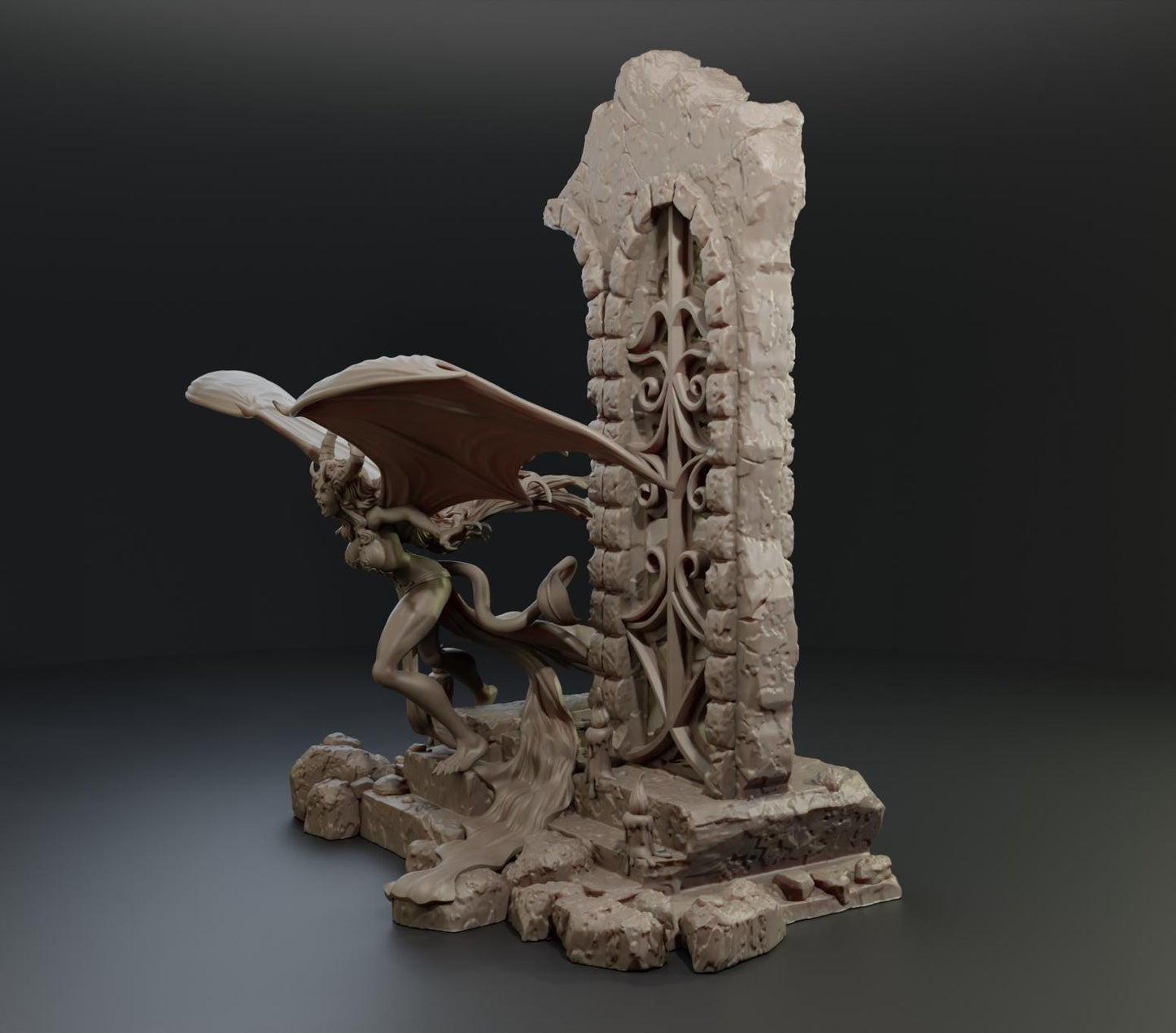 Succubus – dark fantasy figurka 3D z kolekcji Monstrous Beauty