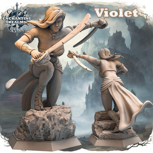 Figurka Violet od Haito – widok z przodu, skala 180 mm