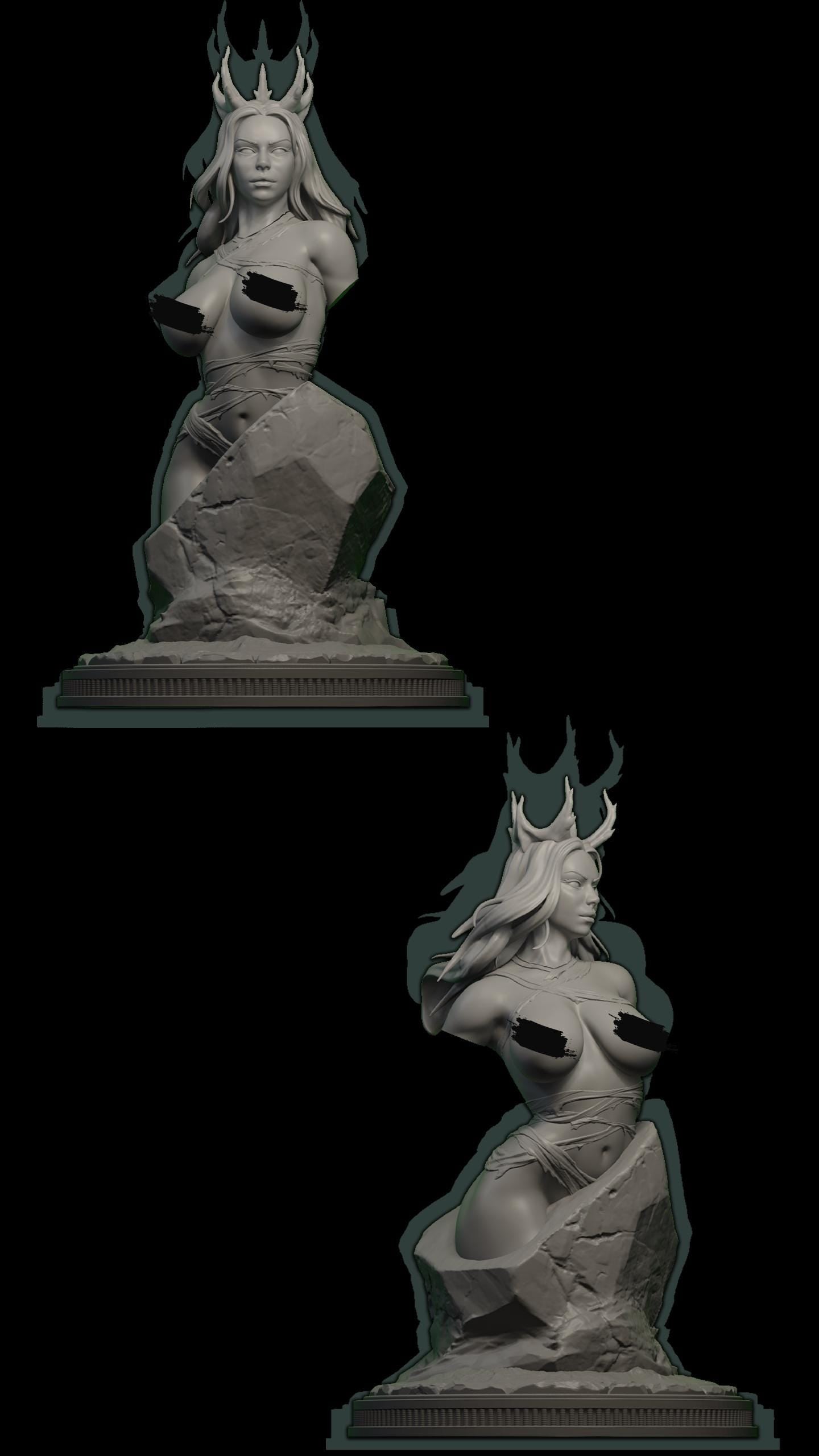 The Harvester | Figurka Kolekcjonerska 3D | Dark Fantasy | 75 mm / 120 mm