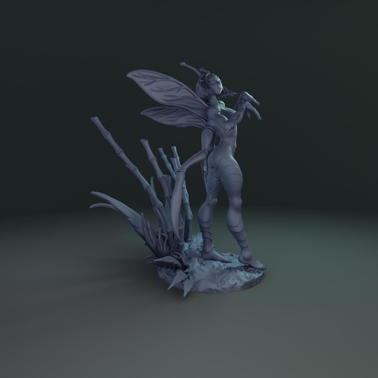 Hiereia Mantis – figurka dark fantasy 3D od Mythologic Arts