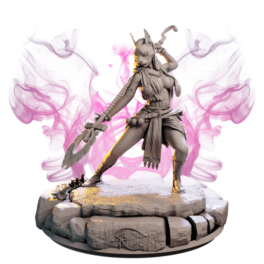 Amonet – Pustynna Łowczyni z serii Ladies of the Desert, figurka 32 mm