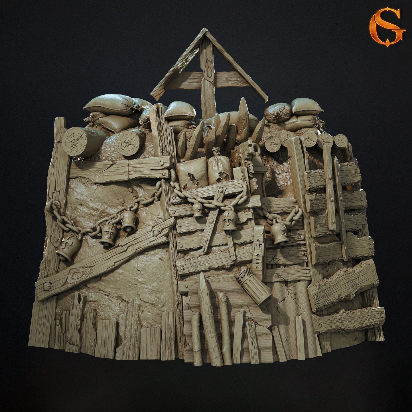 Modularne Okopy 3D do Trench Crusade – Sol Good Creations | Tereny do bitewniaków