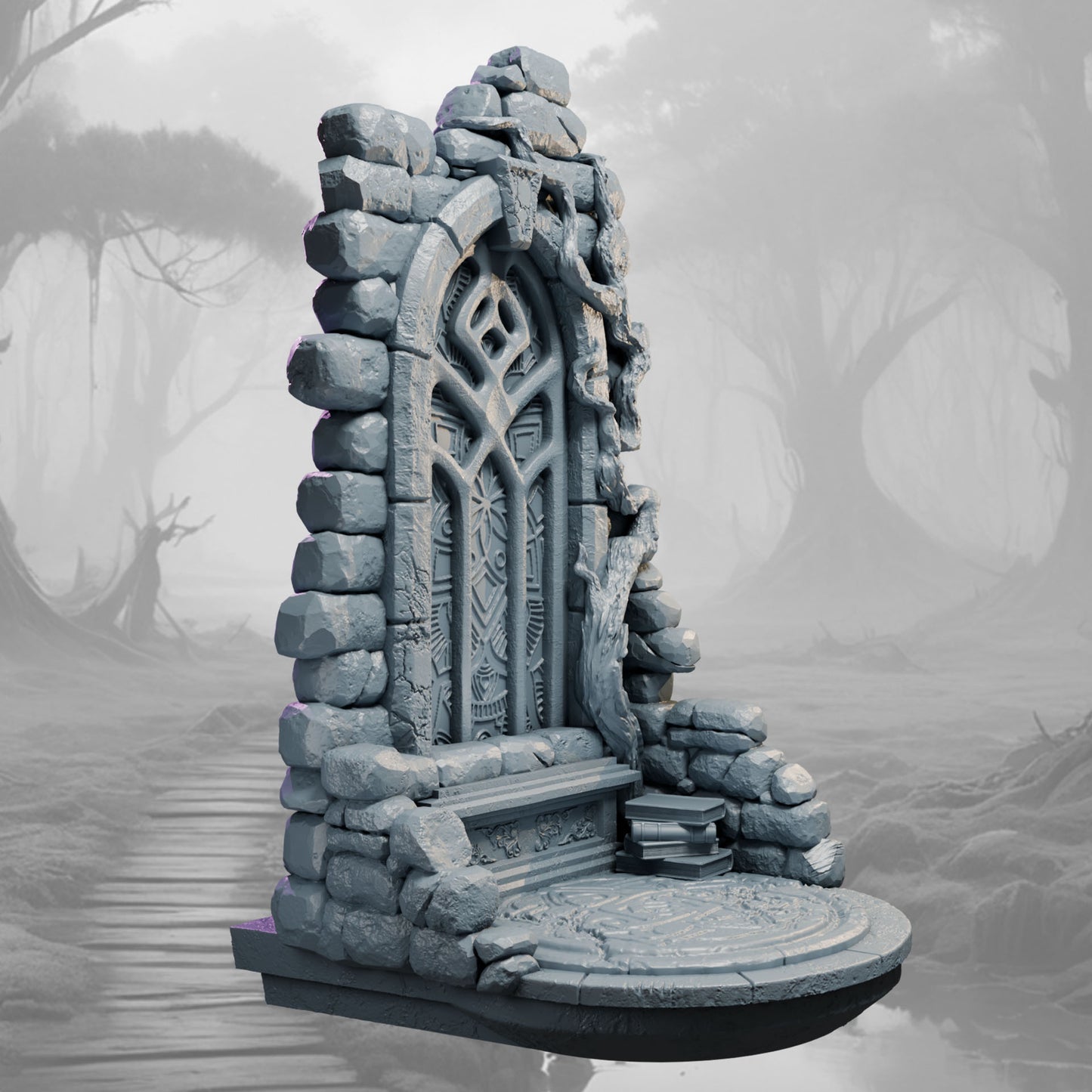 Bramka – Engineer | Ladies of the Dark Age | Figurka kolekcjonerska 32 mm / 75 mm | Black Bird Miniatures