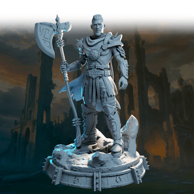 Baelor – Guardians of Destiny | Black Bird Miniatures | skala 32 mm i 75 mm | figurka kolekcjonerska