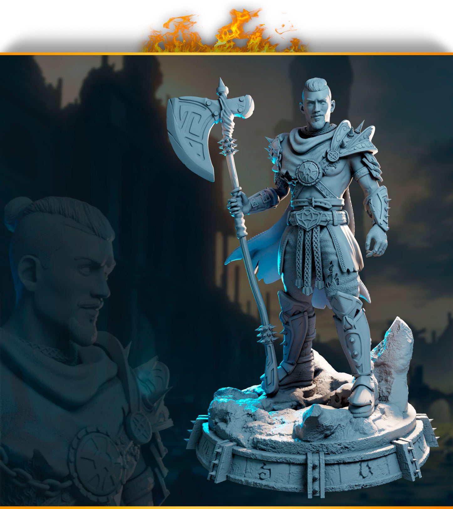 Baelor – Guardians of Destiny | Black Bird Miniatures | skala 32 mm i 75 mm | figurka kolekcjonerska