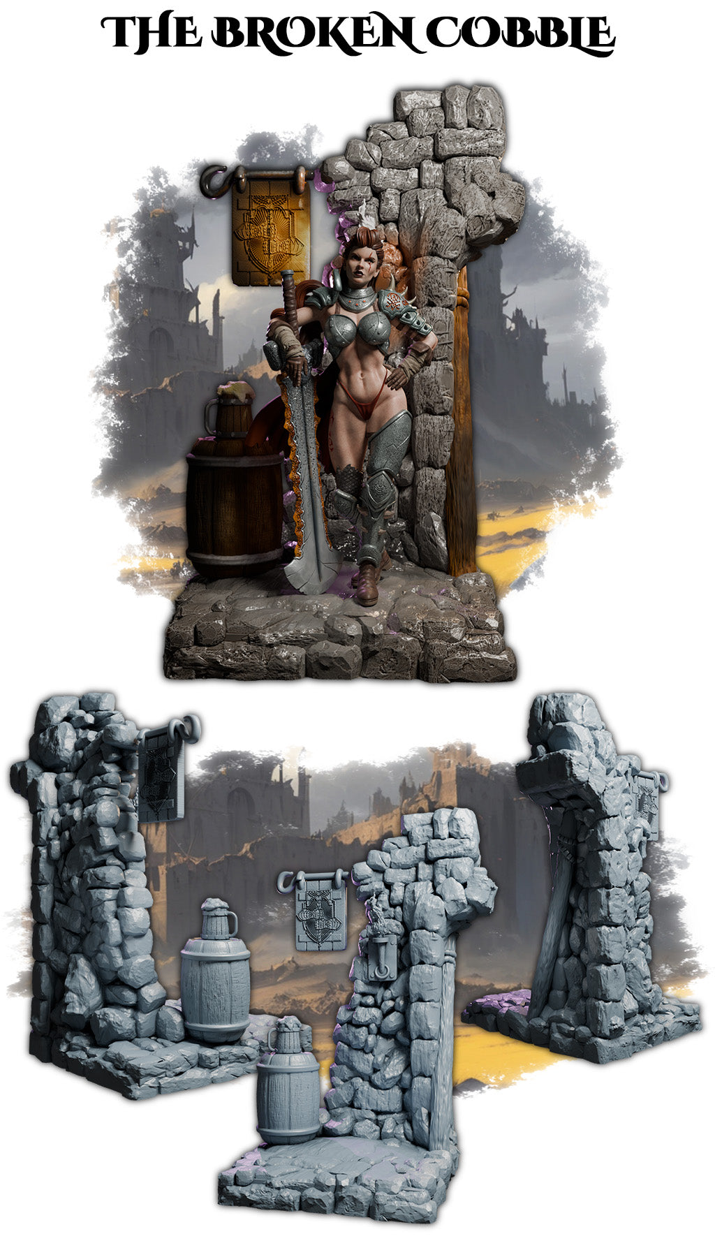 Ladies of the Dark Age – Dioramas Collection | Black Bird Miniatures