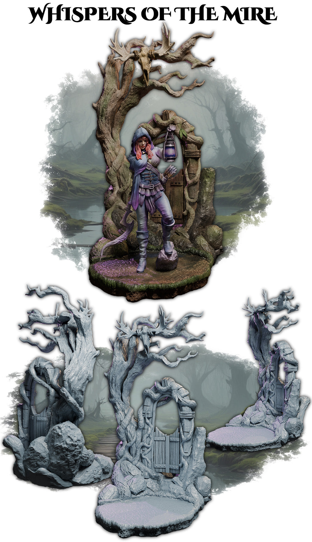Ladies of the Dark Age – Dioramas Collection | Black Bird Miniatures