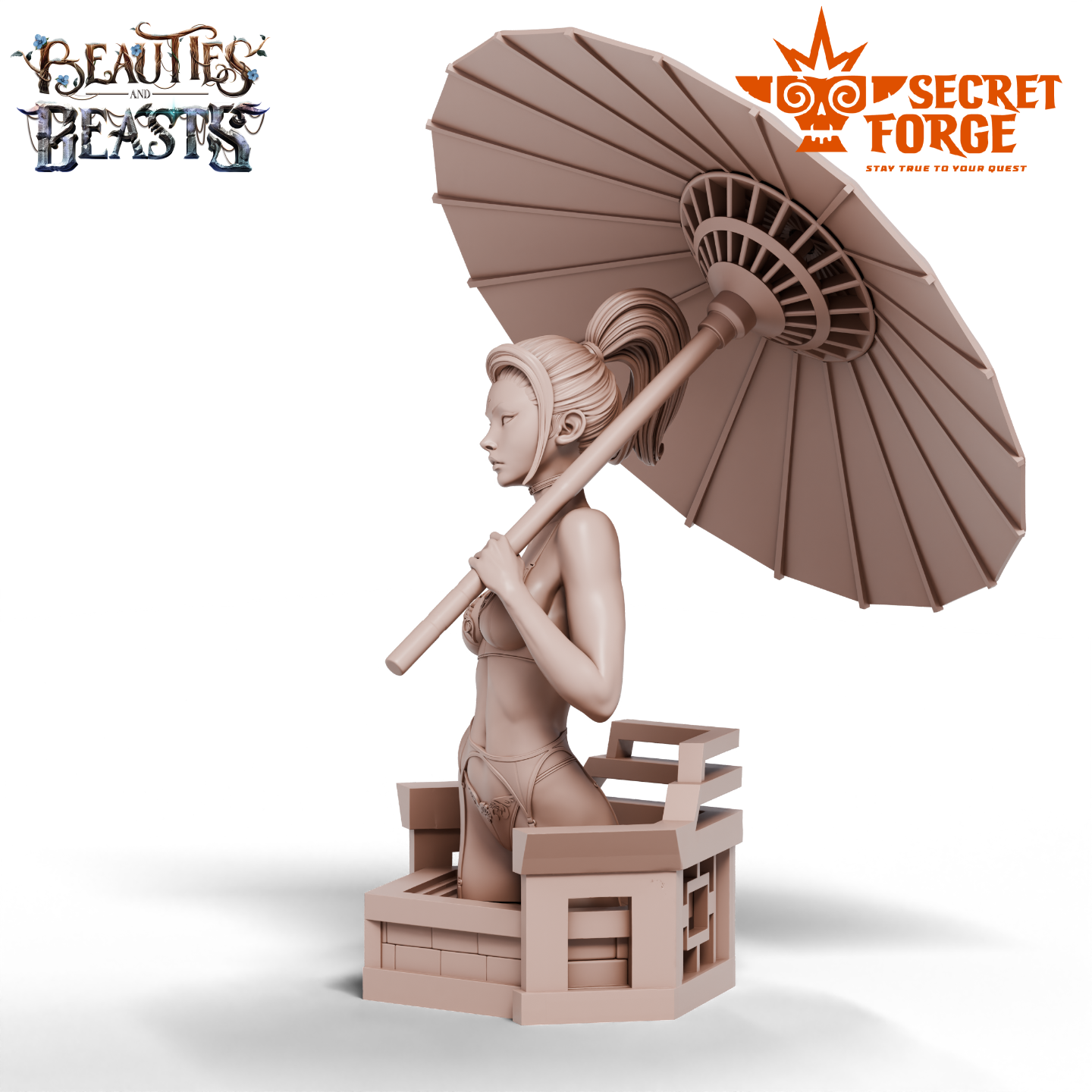 Figurka Luna – Secret Forge | popiersie fantasy | miniatura kolekcjonerska 1:12