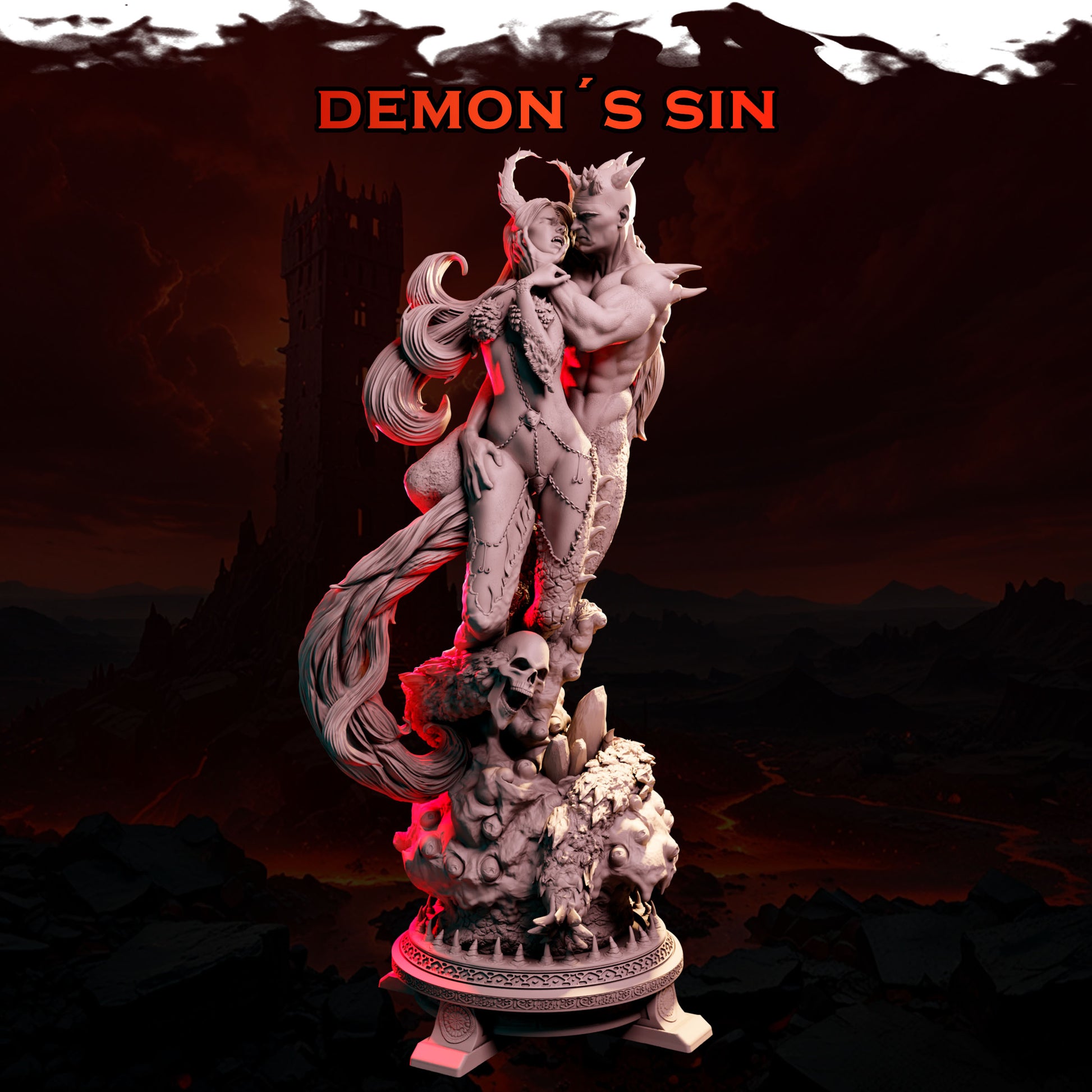 Demon’s Sin – wersja z demonicznymi skrzydłami, Black Bird Miniatures
