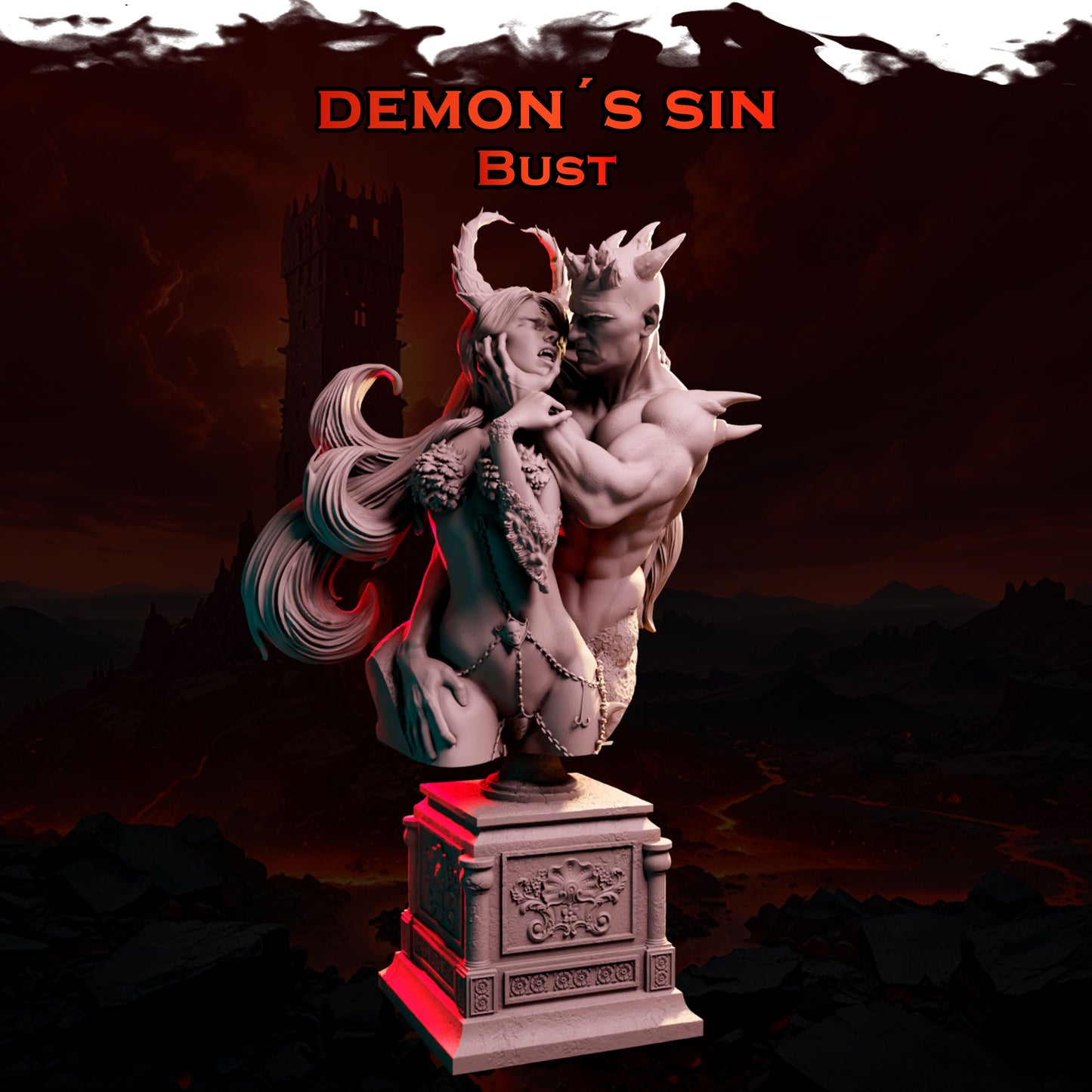 Demon’s Sin – wersja z demonicznymi skrzydłami, Black Bird Miniatures