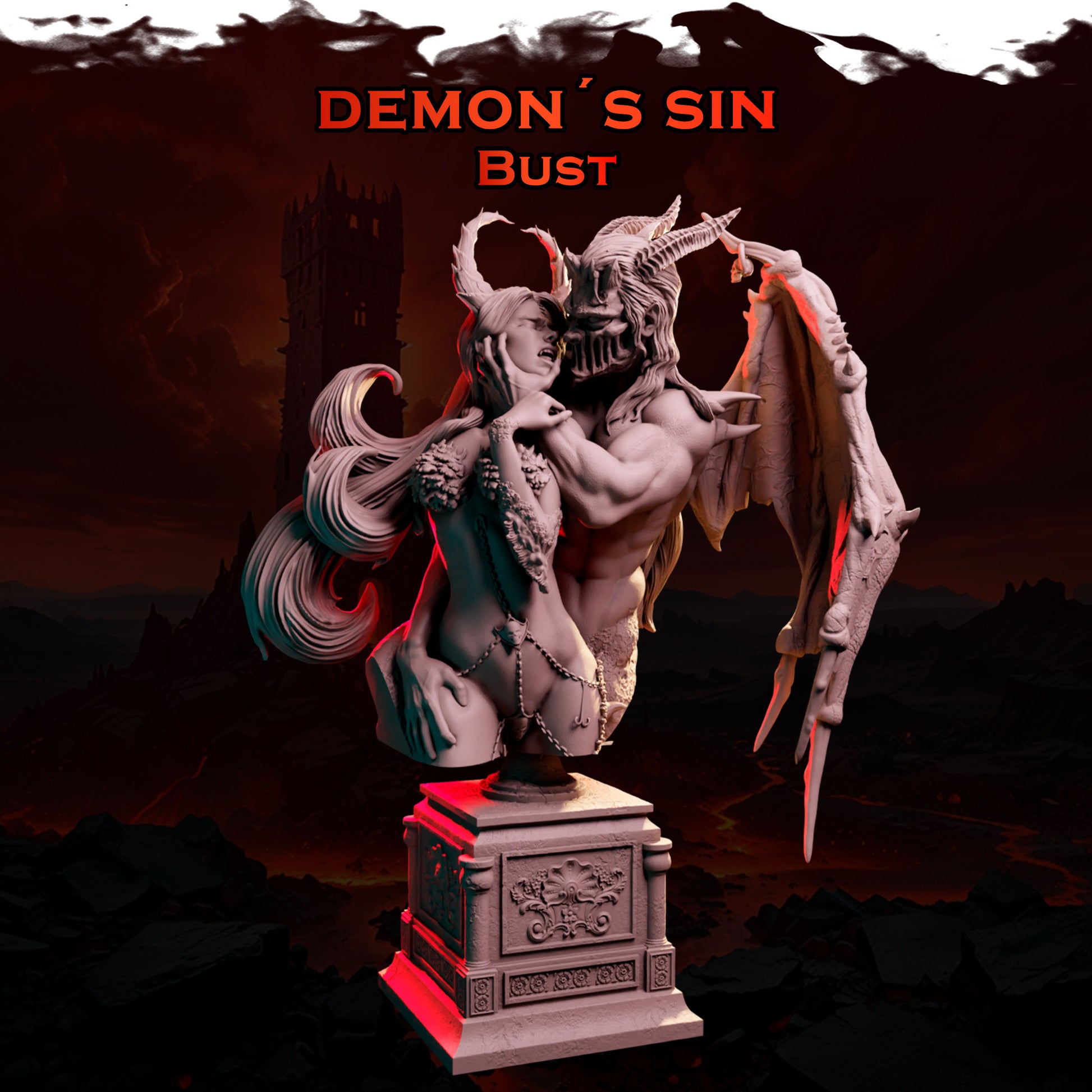 Demon’s Sin – wersja z demonicznymi skrzydłami, Black Bird Miniatures