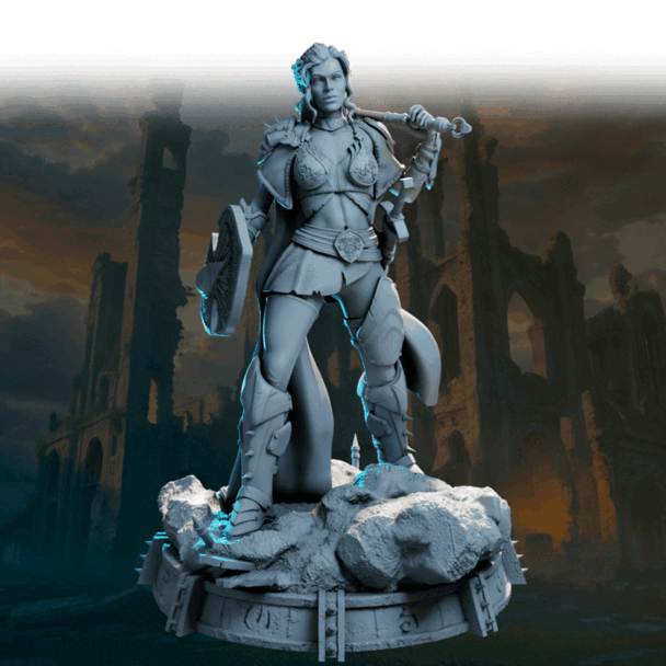 Elysia – paladynka z mieczem i tarczą, kolekcja Guardians of Destiny