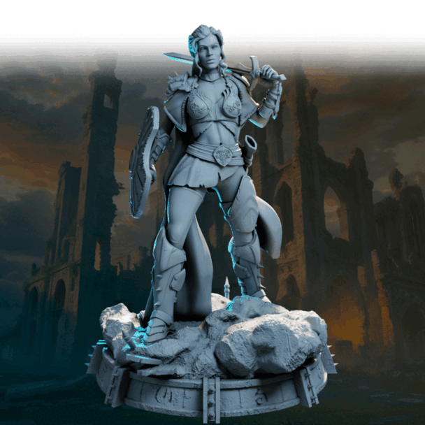 Elysia – paladynka z mieczem i tarczą, kolekcja Guardians of Destiny