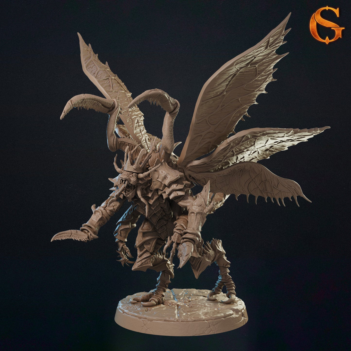 Emperor Locust - Schreckensheuschrecke (55mm) - Dnd - SolGood Creations | 16K ABS-Like