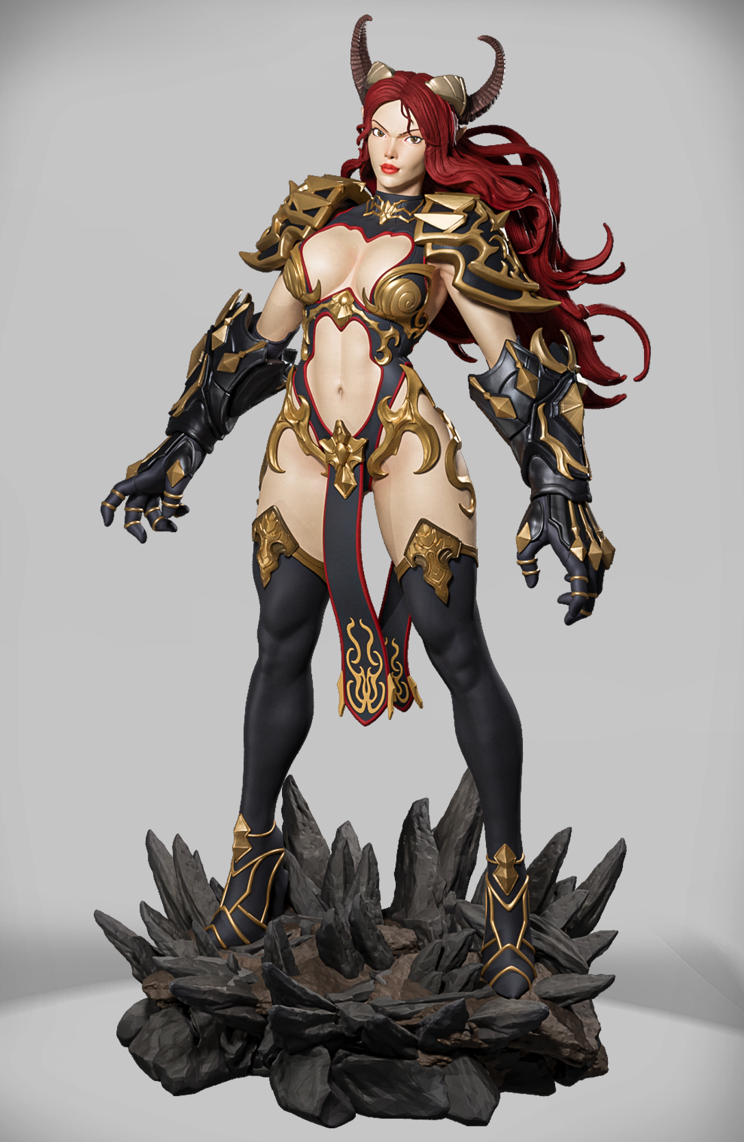 Crimson Ironhorn Witcher Elements figurka fantasy