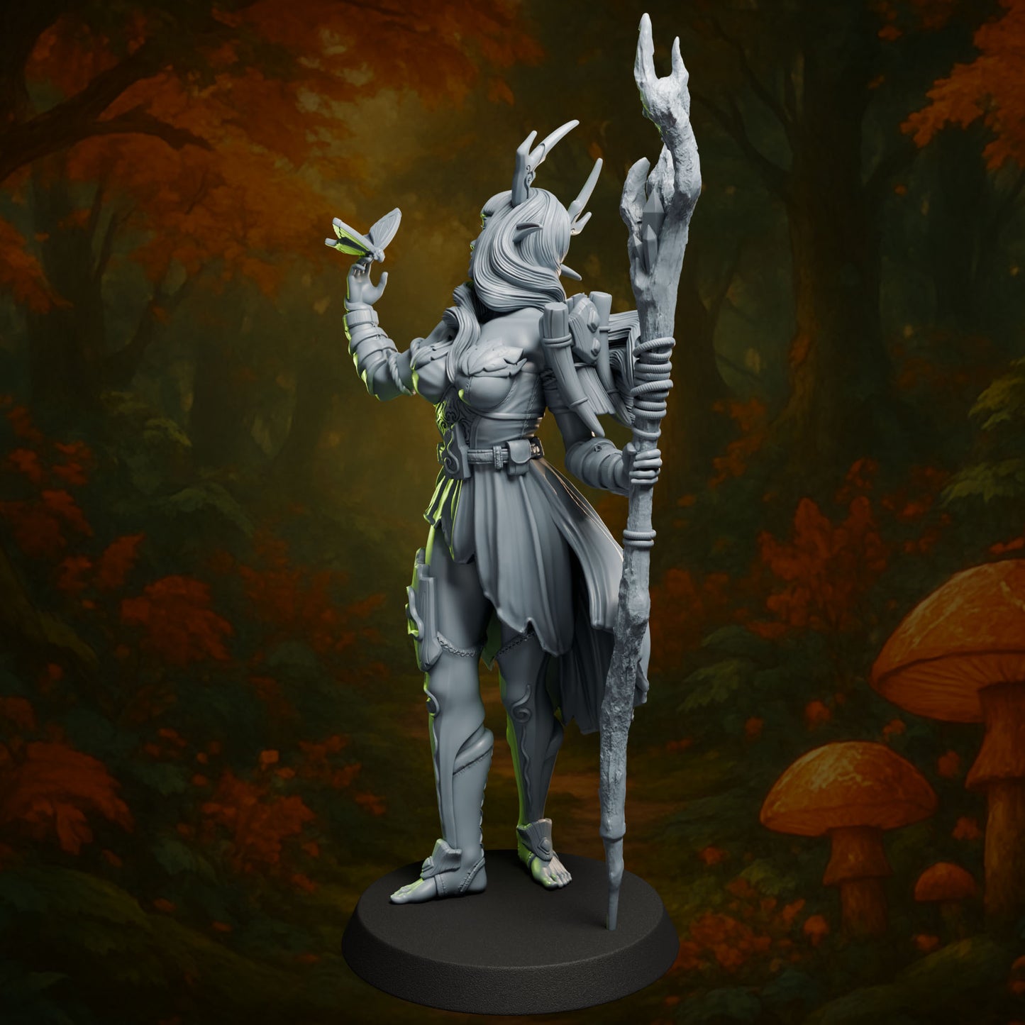 Faelira – figurka kolekcjonerska 32mm / 75mm | Black Bird Miniatures – Ladies of the Dark 2