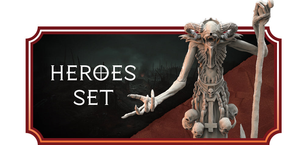 Candles of Heresy zestaw grimdarkowych figurek 32 mm Trench Crusade