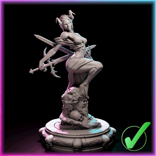 Kareen — Ladies of Chaos (Black Bird Miniatures)