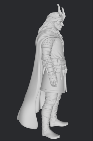 Nordycki bóg iluzji i chaosu – surowa figurka