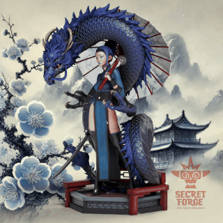 Figurka Luna – Opiekunka smoków – Secret Forge | miniatura kolekcjonerska 75mm / 112mm