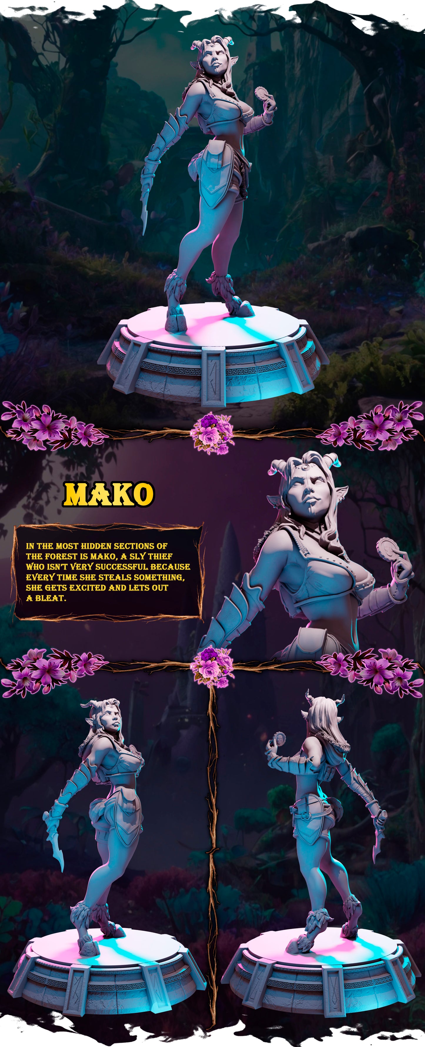 Mako — Ladies of Fairy Tales (Black Bird Miniatures)