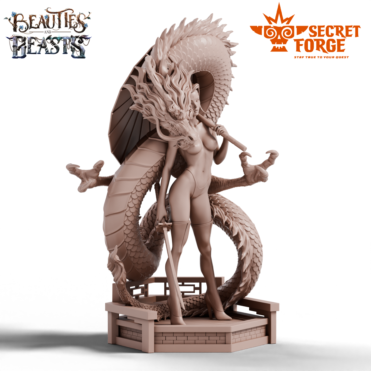 Figurka Luna – Opiekunka smoków – Secret Forge | miniatura kolekcjonerska 75mm / 112mm