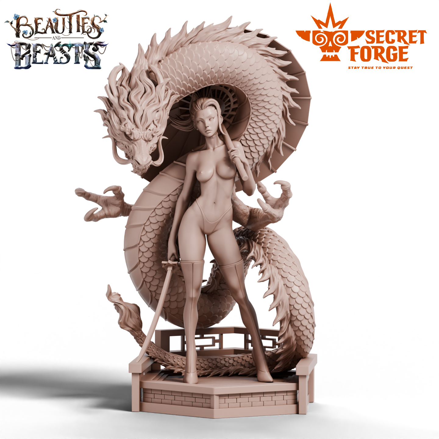 Figurka Luna – Opiekunka smoków – Secret Forge | miniatura kolekcjonerska 75mm / 112mm