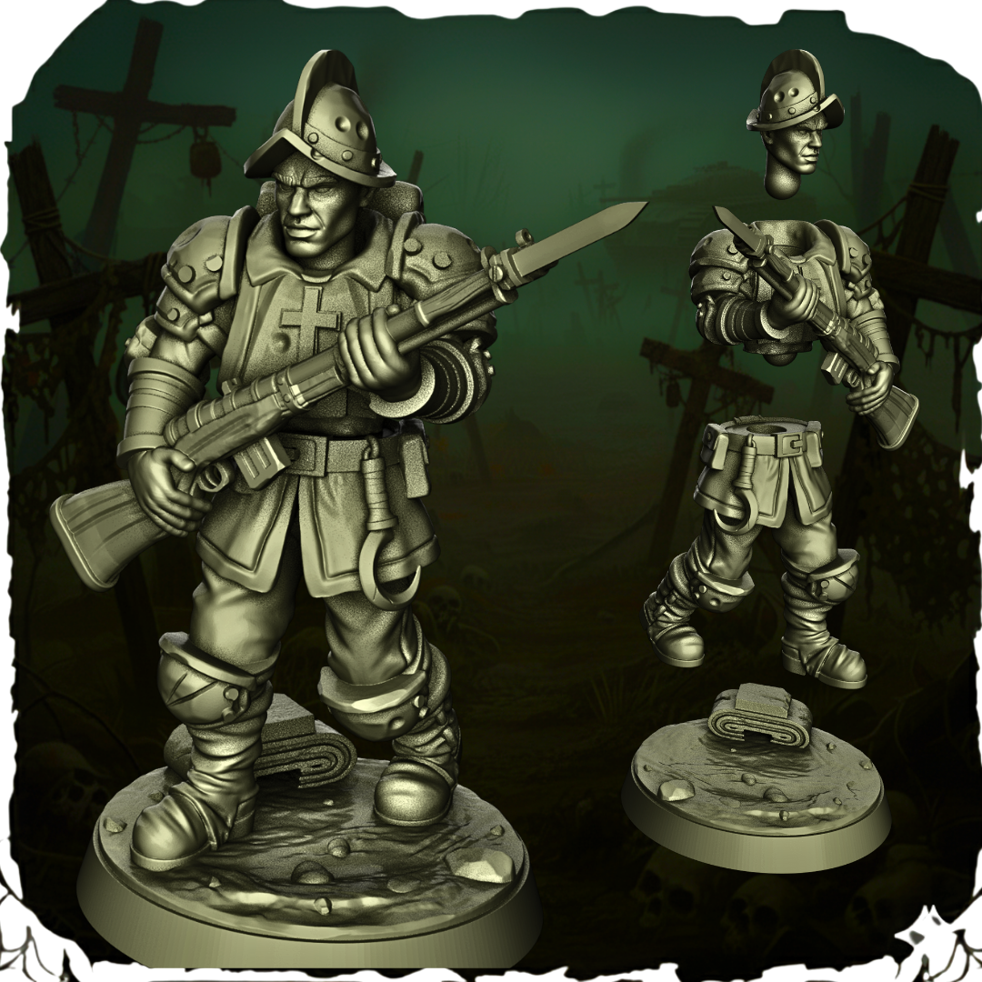 Papal State Rifle Infantry – Trench Crusade – figurka 32mm