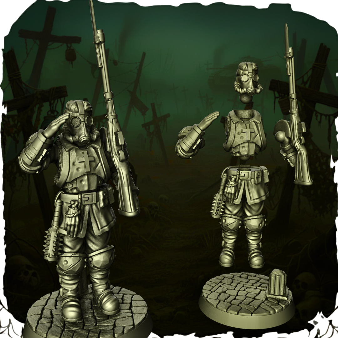 Papal State Line Infantry – Trench Crusade – figurka 32mm