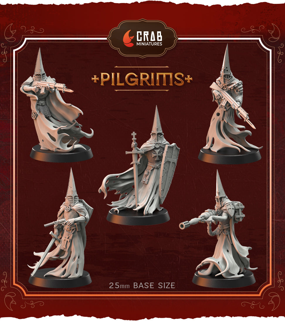 Wraith Pilgrims grimdarkowe figurki Trench Crusade zestaw