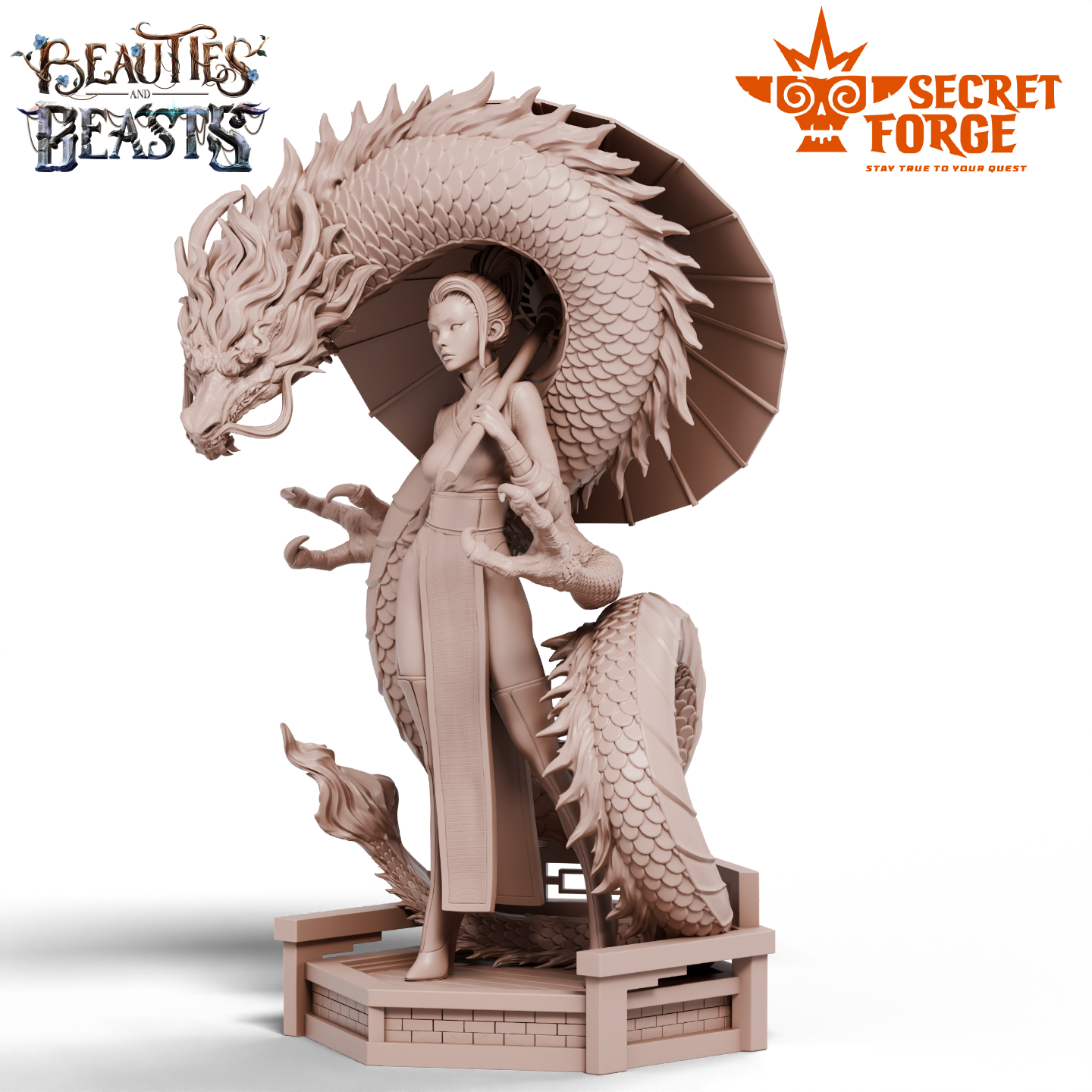 Figurka Luna – Opiekunka smoków – Secret Forge | miniatura kolekcjonerska 75mm / 112mm