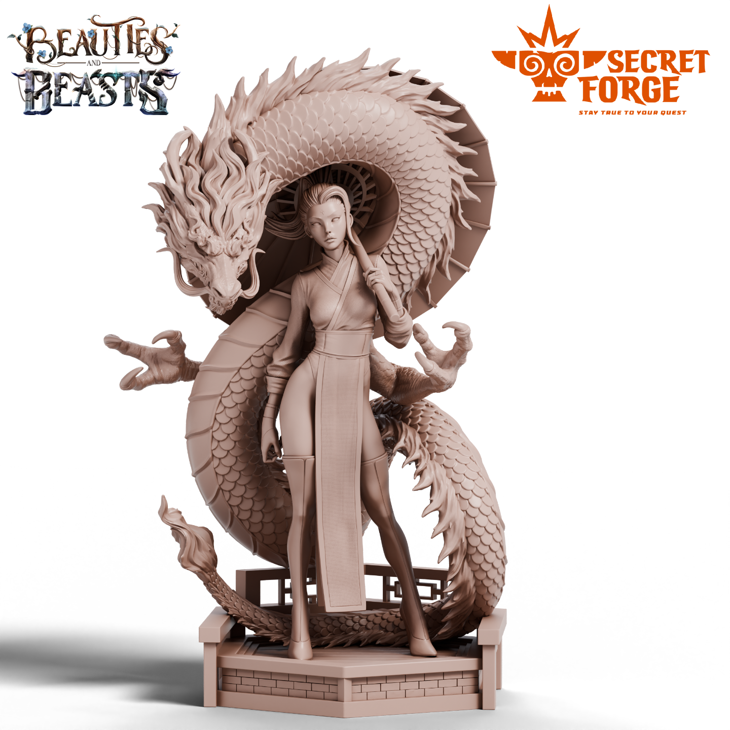 Figurka Luna – Opiekunka smoków – Secret Forge | miniatura kolekcjonerska 75mm / 112mm