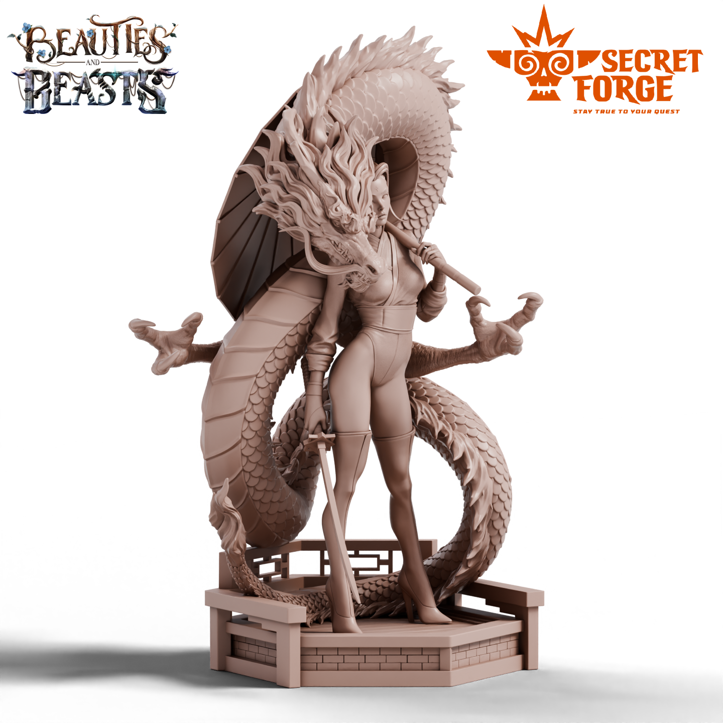 Figurka Luna – Strażniczka smoka – Secret Forge | miniatura kolekcjonerska 75mm / 112mm