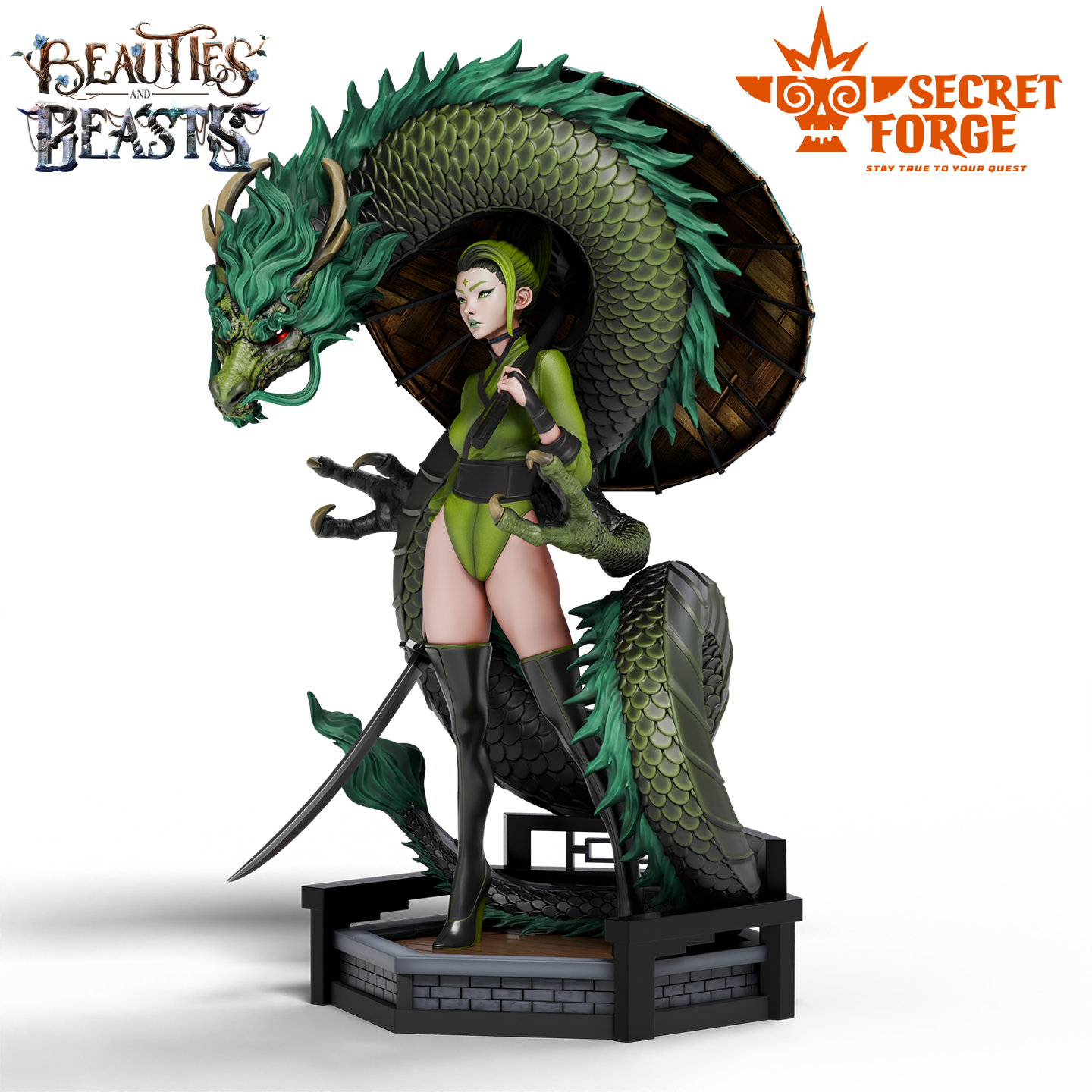 Figurka Luna – Strażniczka smoka – Secret Forge | miniatura kolekcjonerska 75mm / 112mm