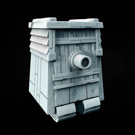 Czołg Sułtanatu – grimdark model 3D do Trench Crusade, autor Juan Manuel Vargas Villate